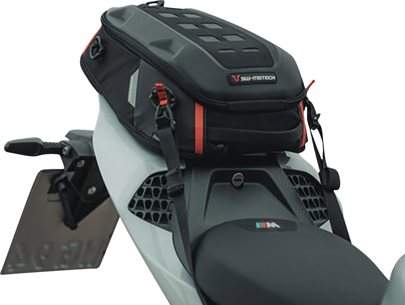 SW-Motech PRO Roadpack Tail Bag - 8 To 14 Liter - Black/Anthracite