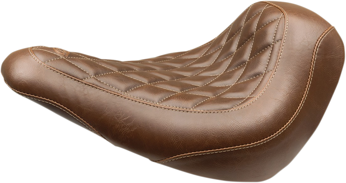Mustang Seat - Wide Tripper™ Solo - Without Backrest - Diamond - Brown