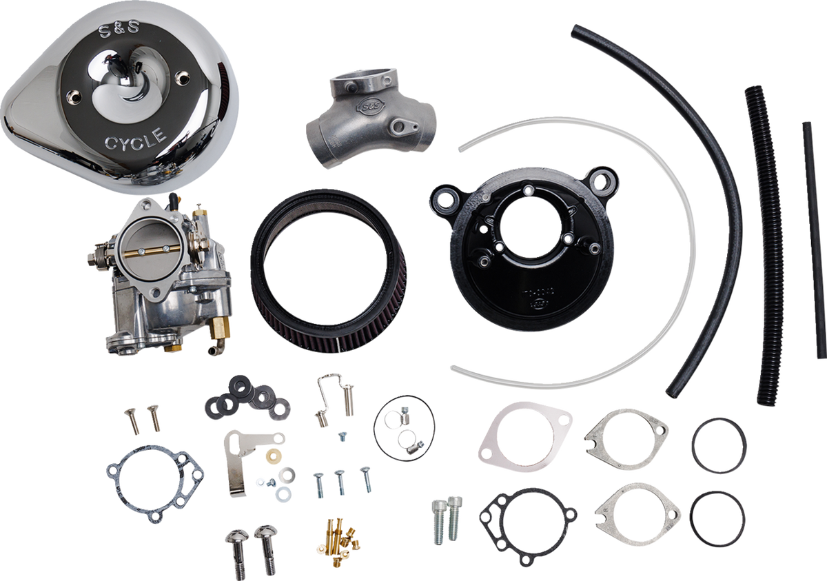 S&amp;S Cycle Super E Carburetor With Stealth Air Cleaner Kit - Chrome - Twin Cam