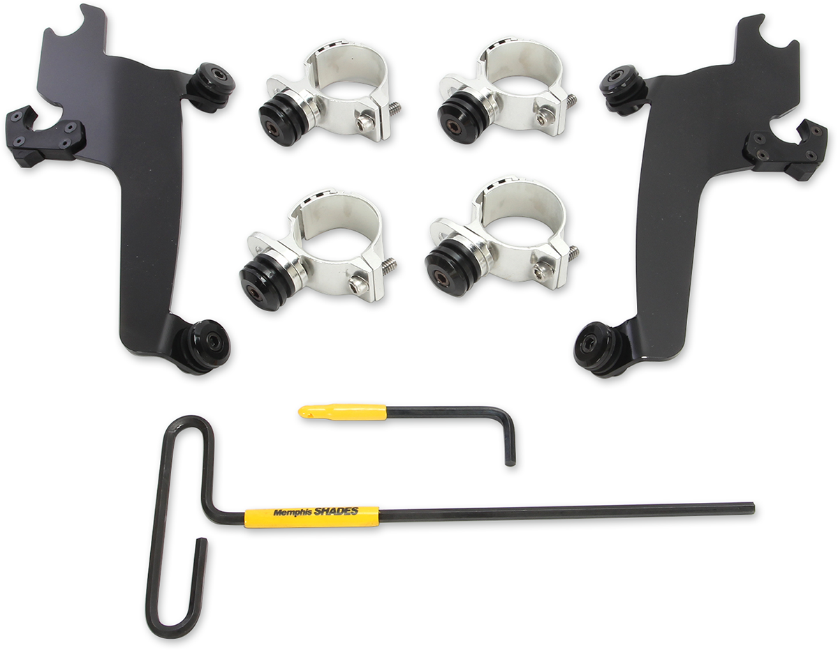 Memphis Shades Trigger Lock Sportshield Mounting Kit - Vegas - Black