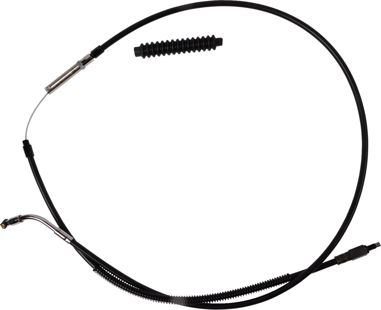 Barnett High-Efficiency Black Vinyl Clutch Cable - +6" Size