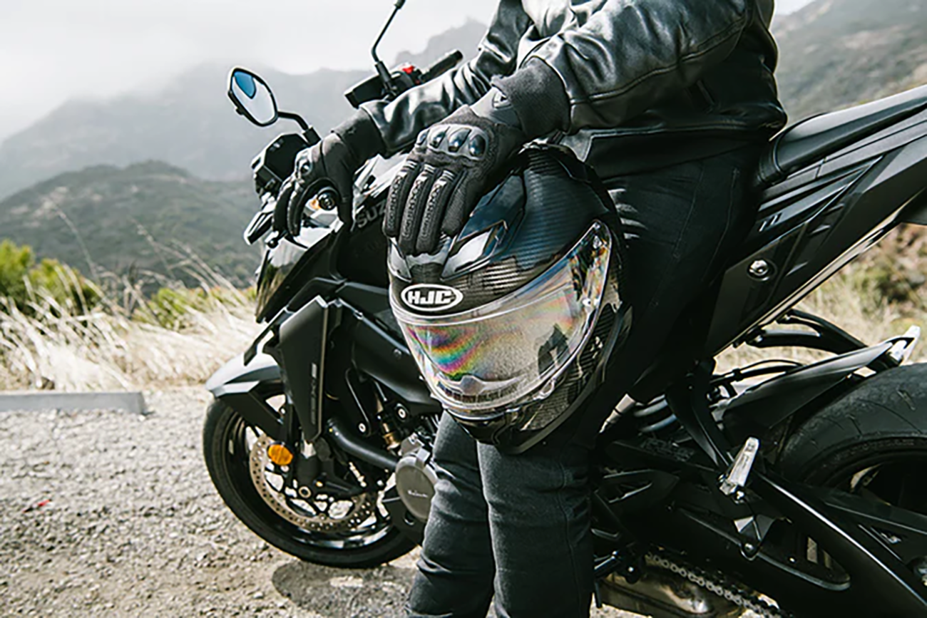 HJC F71 Carbon Solid Helmet