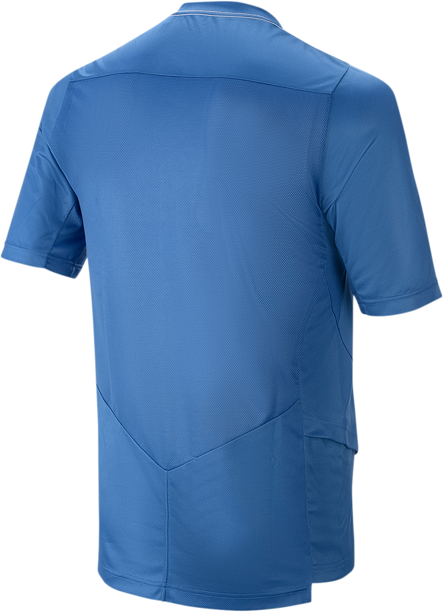 Alpinestars Drop 6.0 Short-Sleeve Jersey - Blue - Small