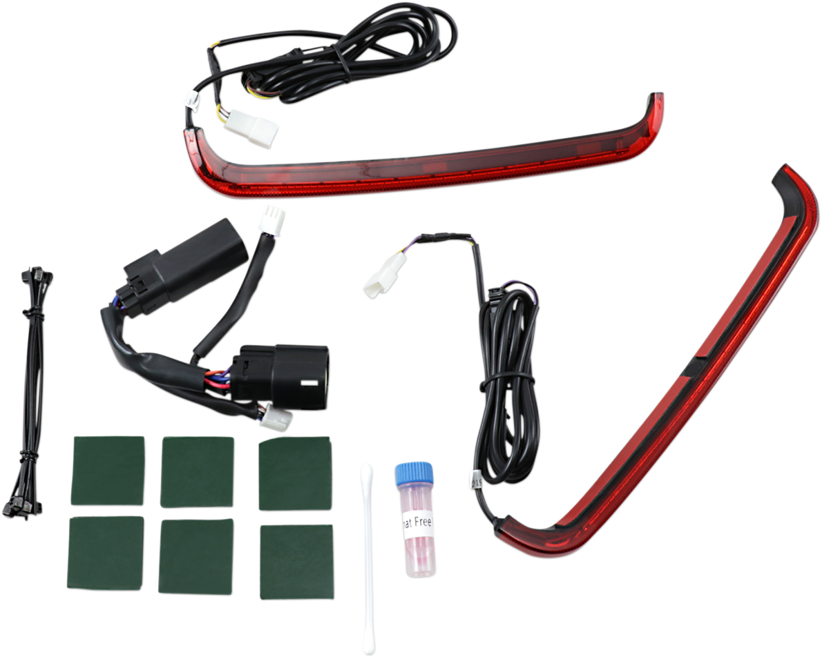 Custom Dynamics Saddlebag Lights - '10-'13 - Red Lens