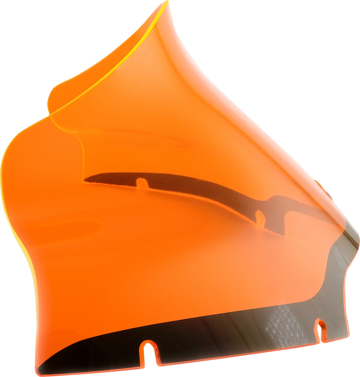 Klock Werks Ice Flare® Windshield - 9" - Orange Ice - '15-'25 FLTR