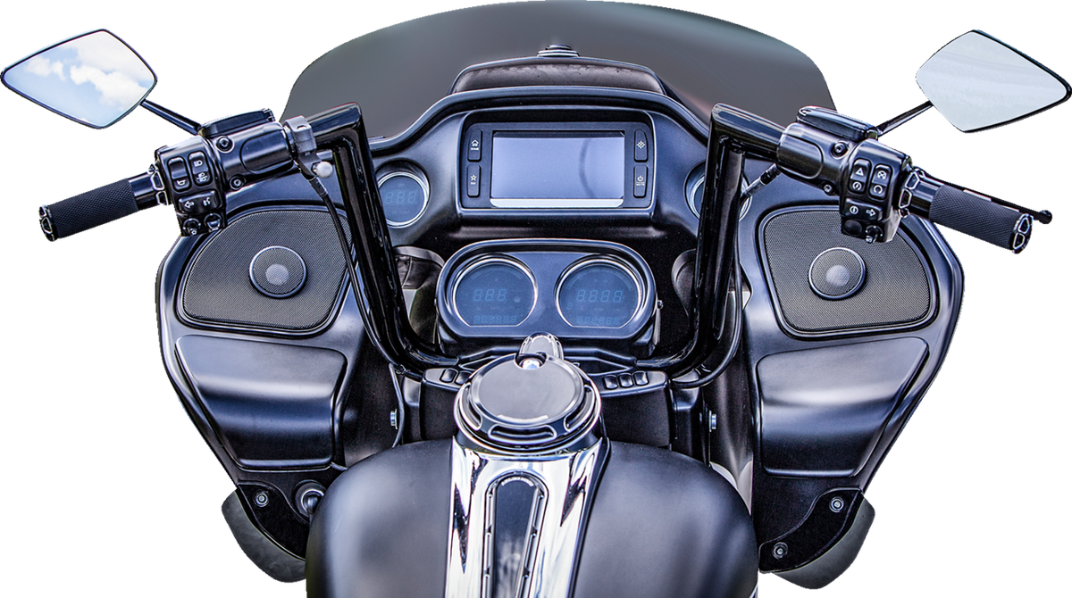 Khrome Werks Buck-50 Handlebar - FLT - 12" - Black