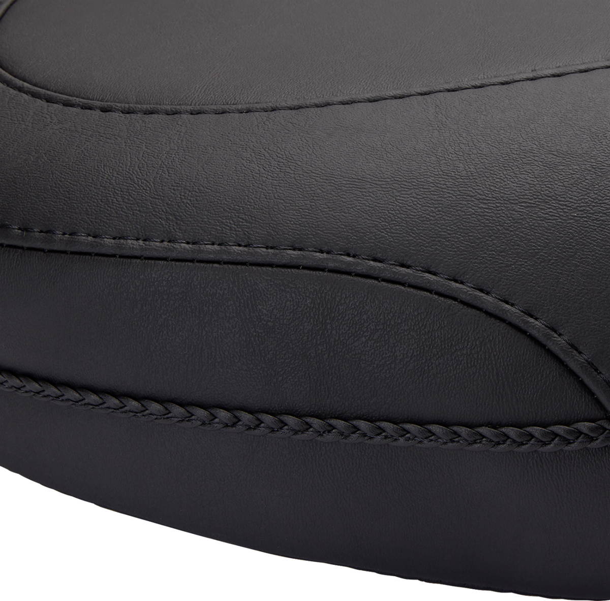Mustang Wide Rear Seat - Smooth - Black - FXS/FLS '11-'17