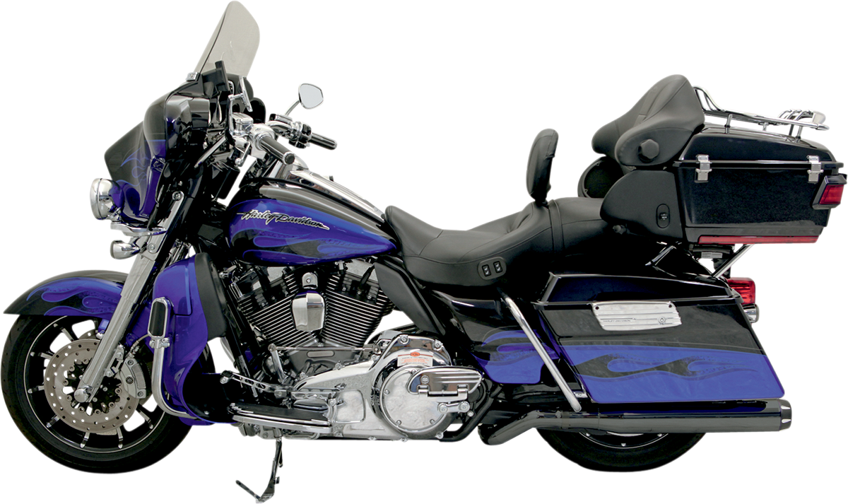 Bassani Xhaust Pseudo Left-Side Muffler For Road Rage II B1 Exhaust System - Black - FL '09-'16