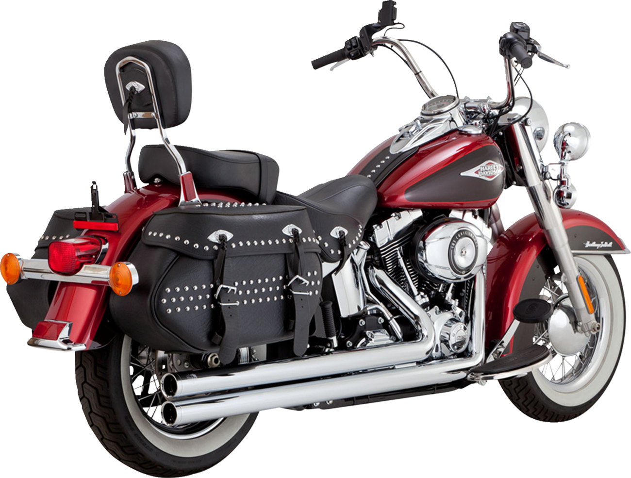 Vance & Hines Big Shots Long Exhaust System - Chrome
