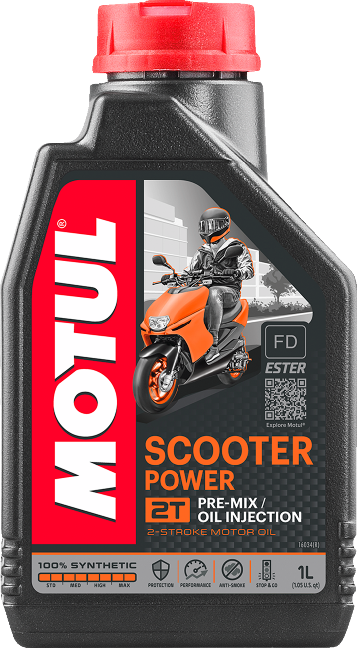 Motul Scooter Power 2T Oil - 1L