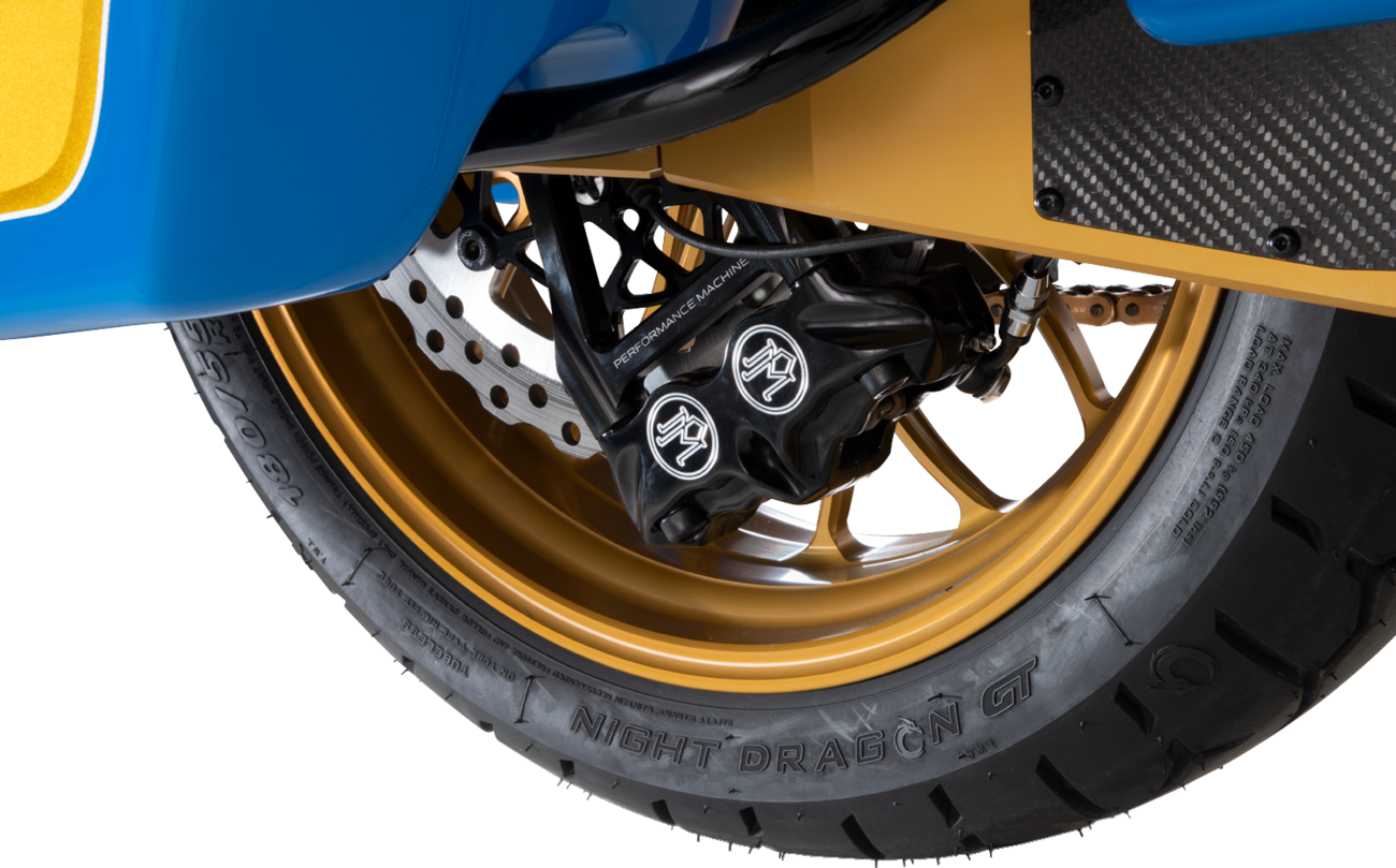 Performance Machine (PM) Wheel - Revolution - Rear - Single Disc/Without ABS - Gold Ops™ - 18x5.5