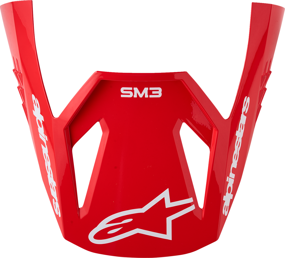 Alpinestars SM3 Visor - Redium - Red/Red Fluo/White