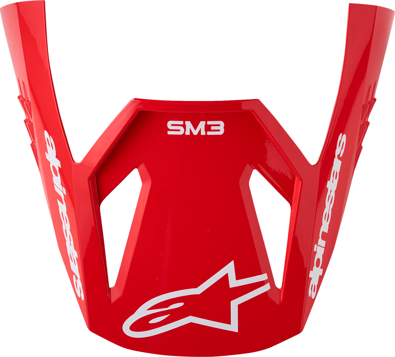 Alpinestars SM3 Visor - Redium - Red/Red Fluo/White