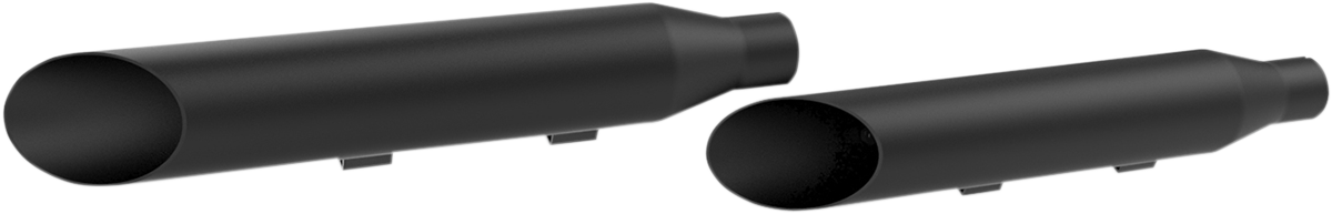 Khrome Werks 3" HP-Plus® Slip-On Mufflers - Slash-Cut - Black - XL