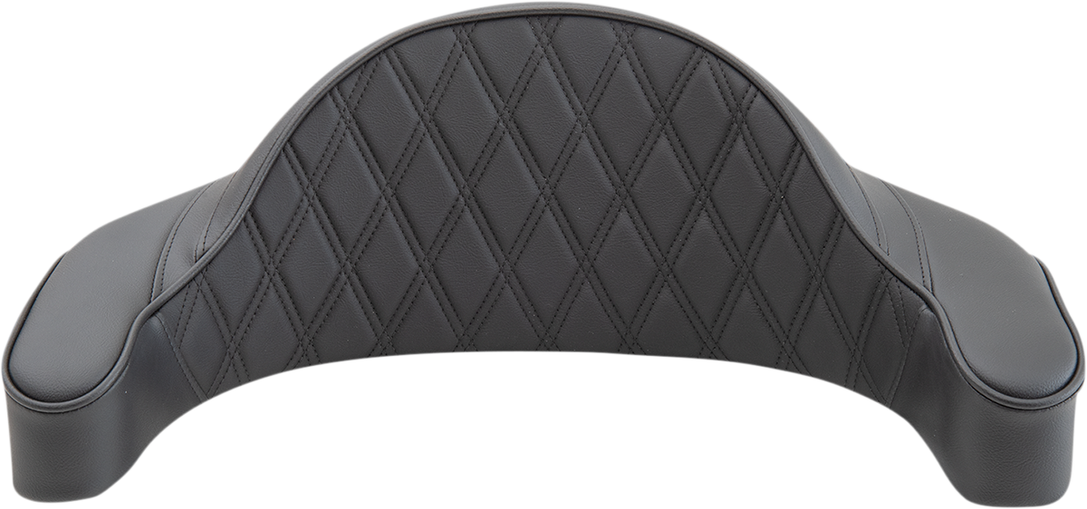 Drag Specialties Seats King-Pak Pad - Double Diamond - Black Thread - Road King '94-'13