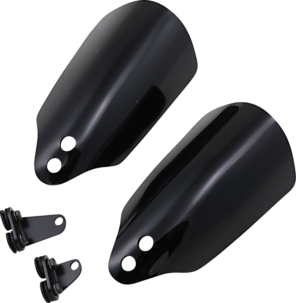 Memphis Shades Handguards - Black - FXR/Dyna/Softail/Sportster/Touring
