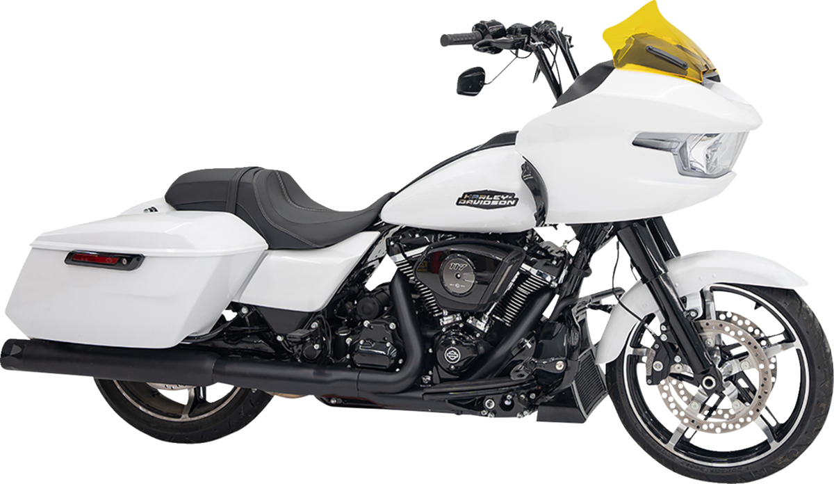 Klock Werks Kolor Flare® Windshield - 10" - Yellow - '23-'25 FLTRX