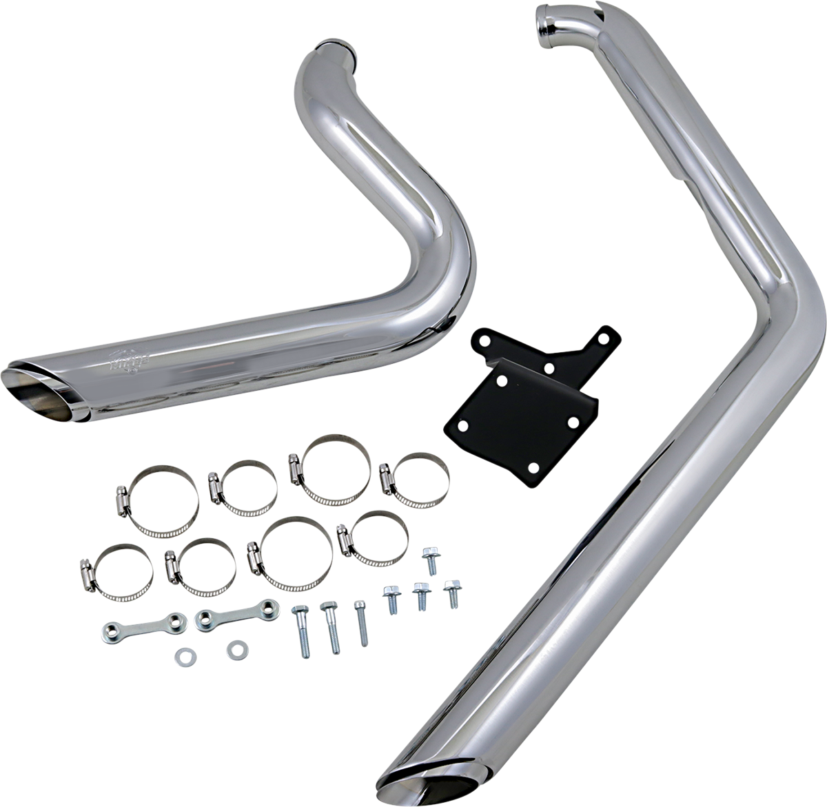 Vance & Hines Shortshots Staggered Exhaust System - Chrome