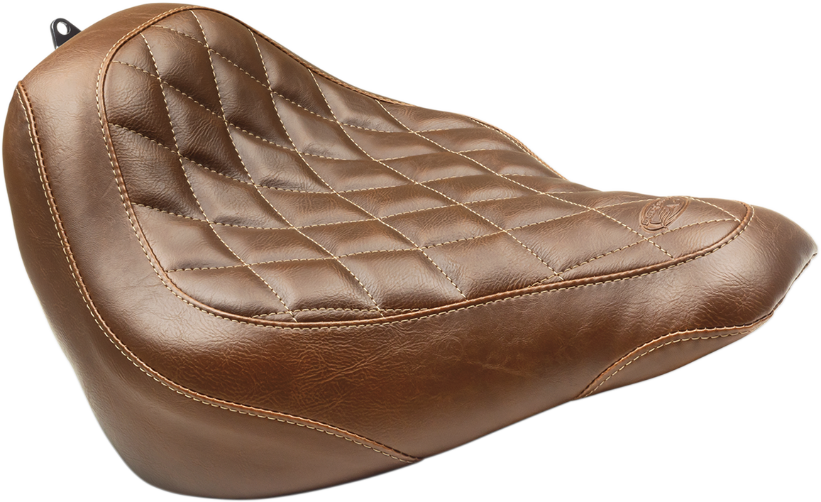 Mustang Seat - Wide Tripper™ Solo - Without Backrest - Diamond - Brown