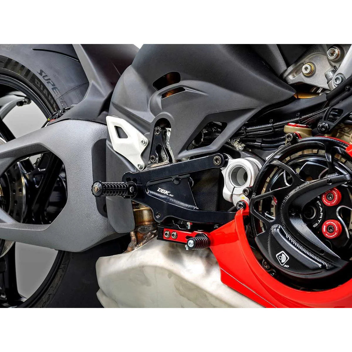 Ducabike DBK Adjustable Rearsets For Ducati Panigale V4 V4S Tricolore