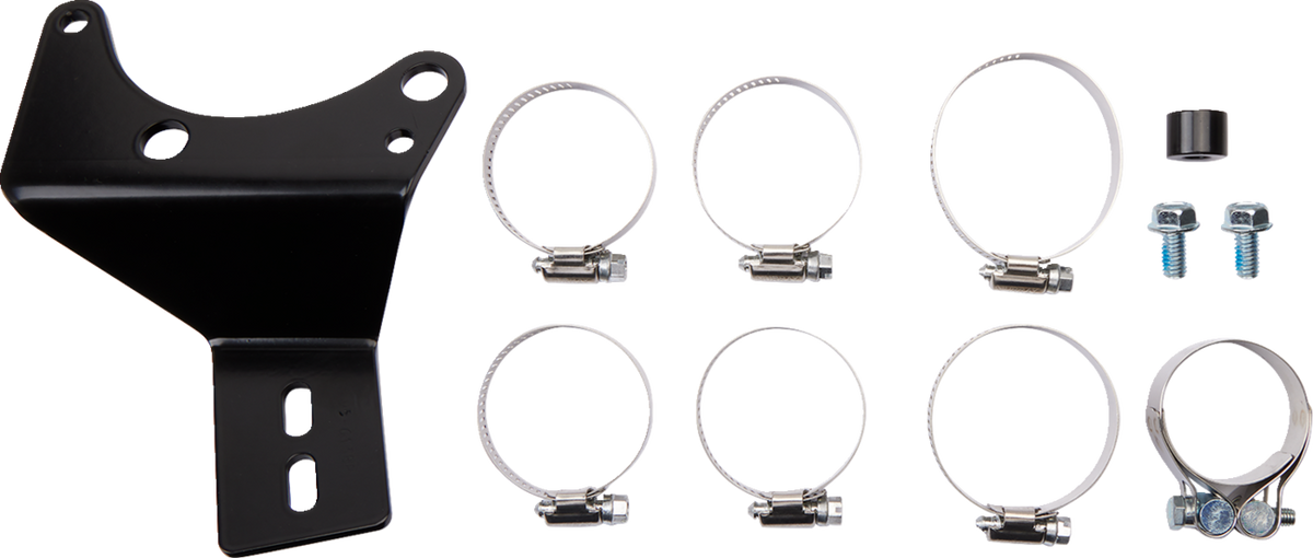 Cobra Speedster Swept Short Exhaust - Black - '06-'11 Dyna