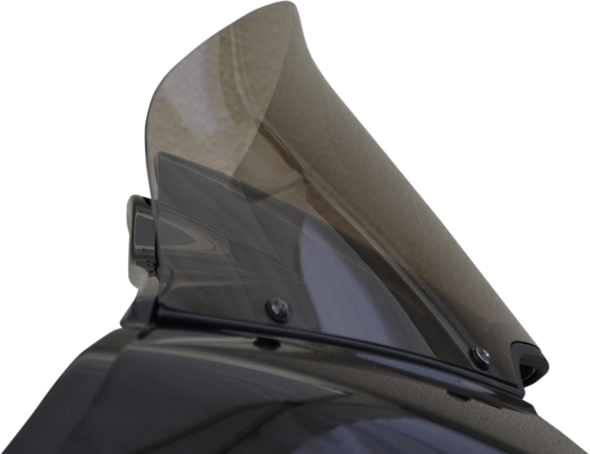 Wind Vest Windshield - 10" - Light Smoke - FLTR