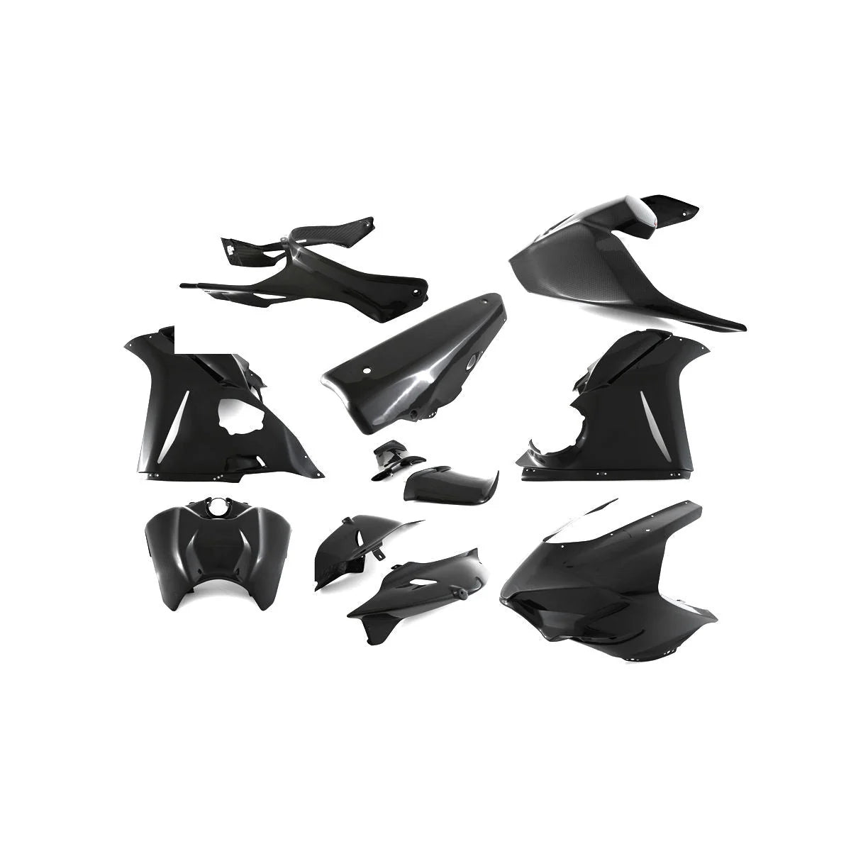 Fullsix Carbon Fiber Race Fairing Kit For Panigale V4 V4S Tricolore
