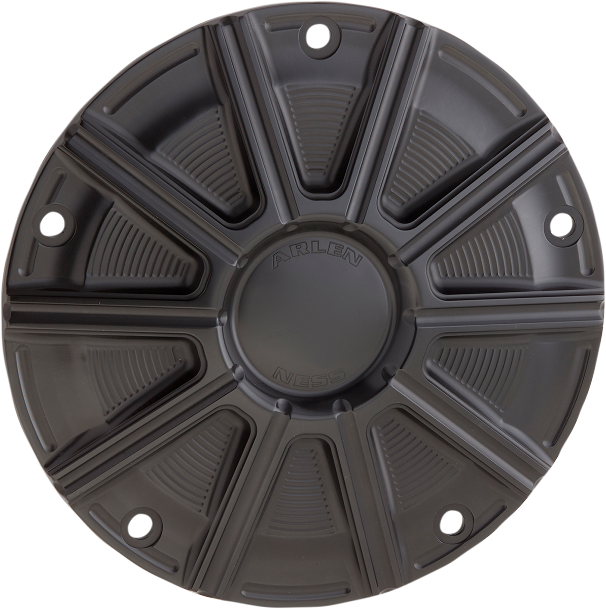 Arlen NESS 10-Gauge Derby Cover - Black - Big Twin