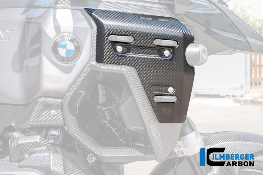 Ilmberger Carbon Radiator Cover With Holes Right BMW R 1300 GS Adventure - Matte / Twill