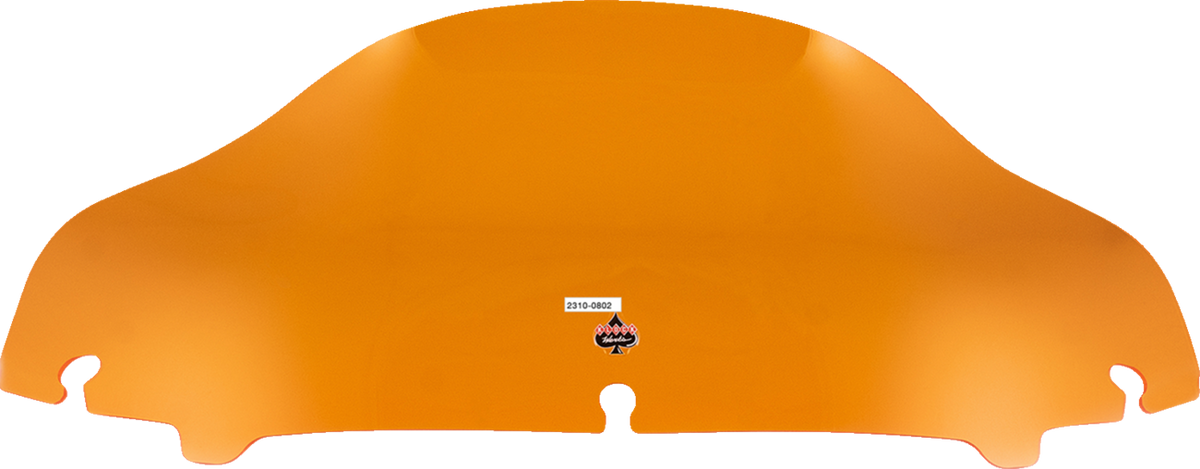 Klock Werks Kolor Flare® Windshield - 6-1/2" - Orange - '14-'25 FLH/FLHT/FLHX