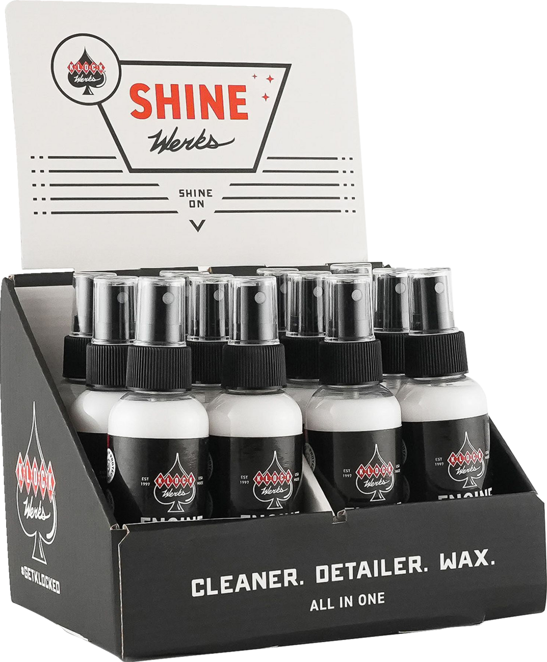 Klock Werks Engine Werks Cleaner - 4 US Fl Oz. - 12 Pack