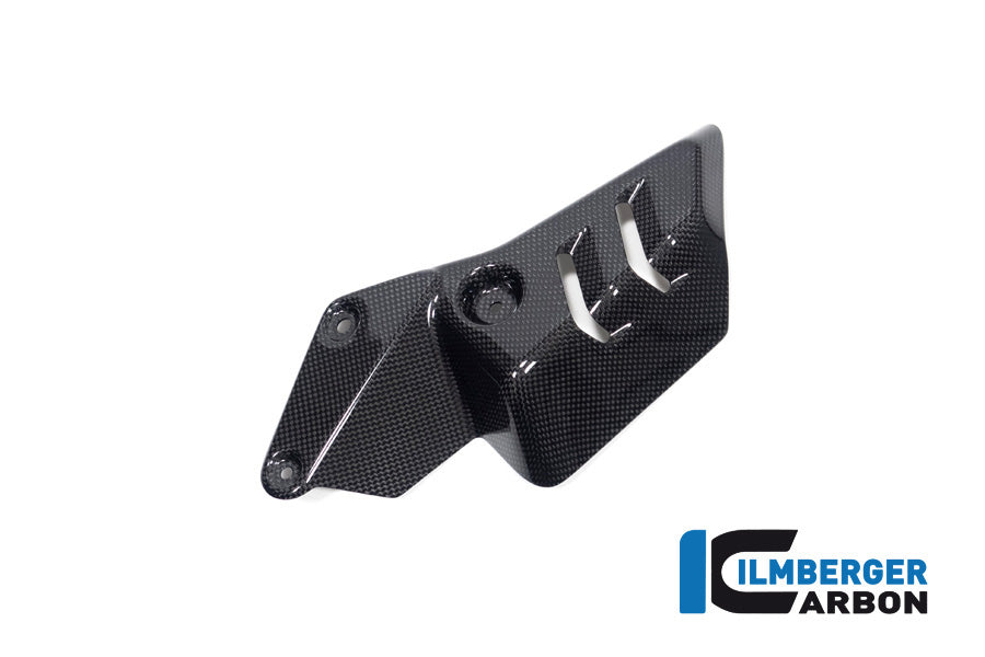 Ilmberger Carbon Exhaust Cover Left Ducati Diavel V4 From 2023 - Gloss / Plain