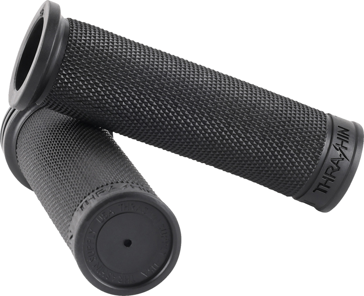 Thrashin Supply CO. Moto Grips - 1" - Slim - Black