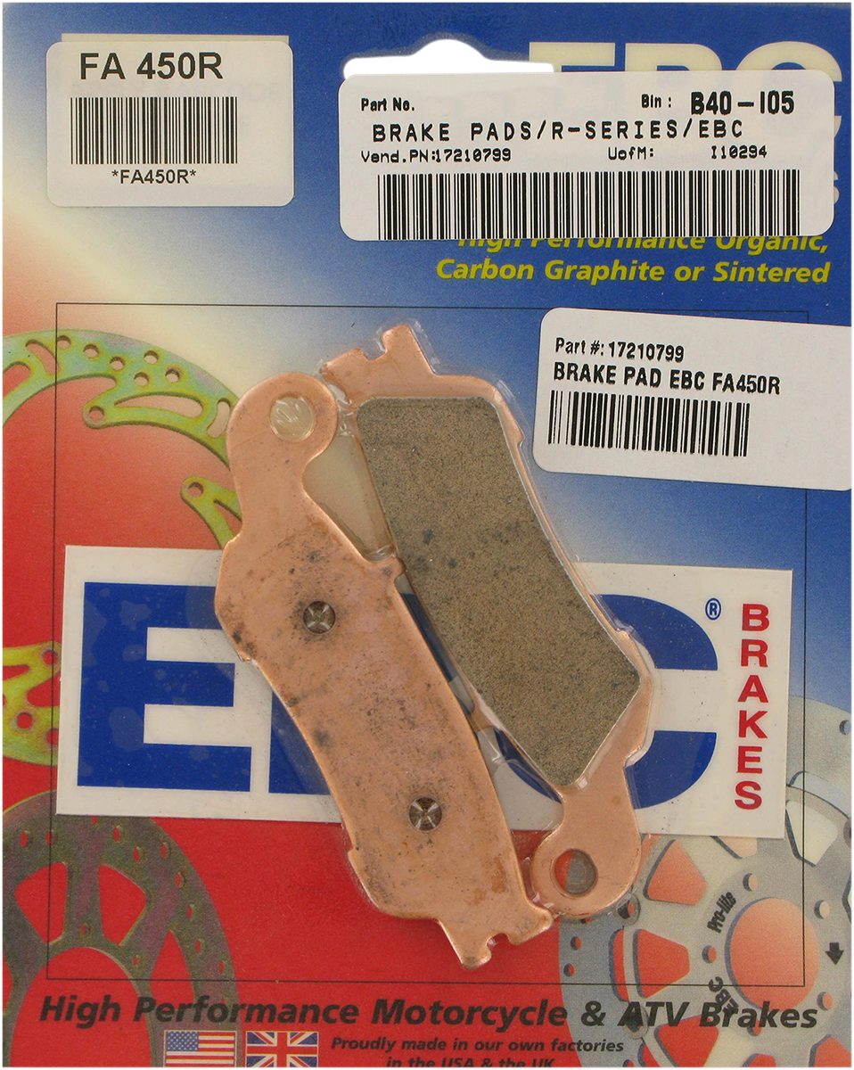 EBC Brakes Sintered "R" Brake Pads
