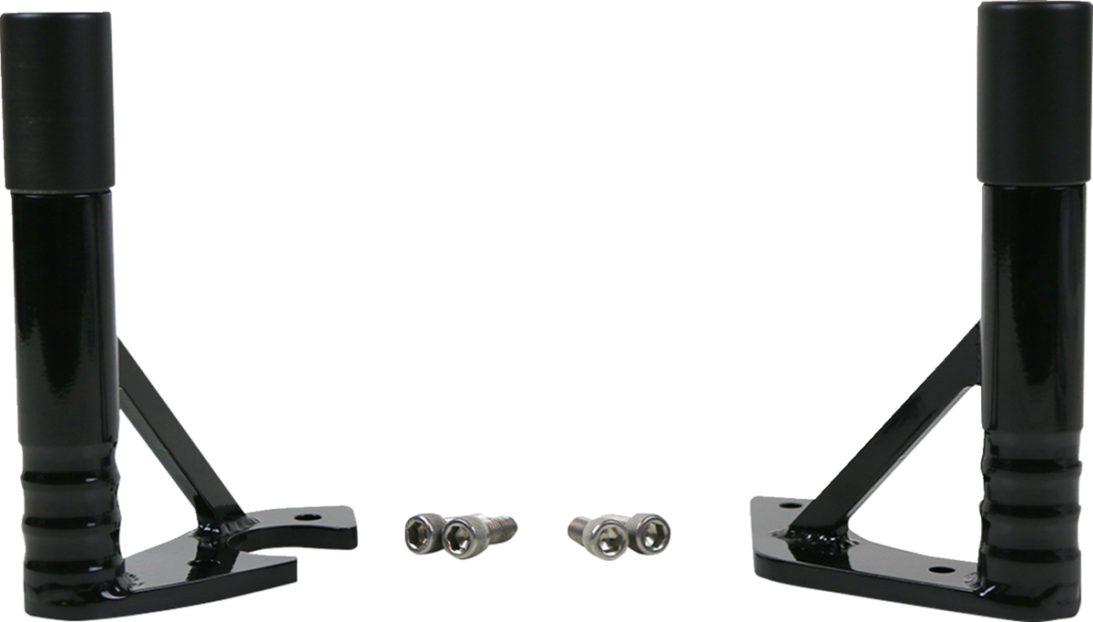 Kodlin USA Frame Guards - Rear - Black - Softail