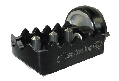 Gilles Tooling Footrest System RCT12GT Y01 Titanium-Silver