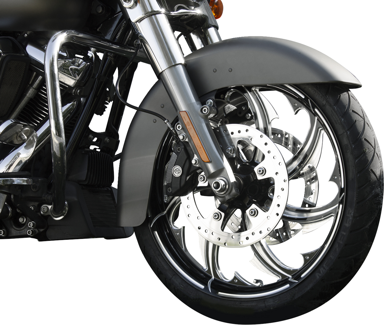 Coastal Moto Wheel - Fury - Front - Dual Disc/Without ABS - Black Cut - 21x3.25 - FL