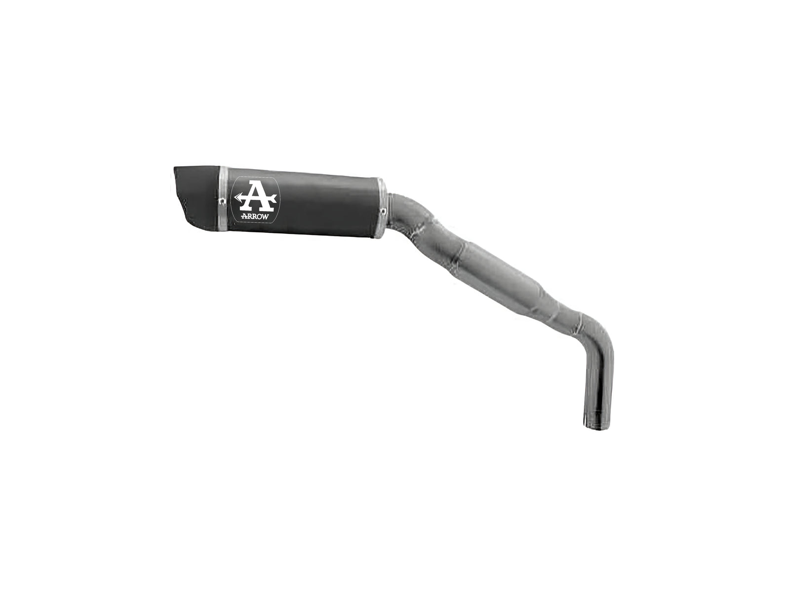 Arrow 71971AKN Indy Race Aluminium Dark Slip On With Carbon End Cap