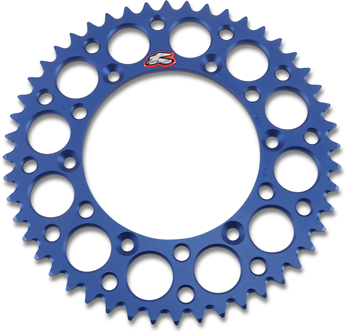 Renthal Rear Sprocket - Aluminum - 48 Tooth - Blue - Honda/Yamaha