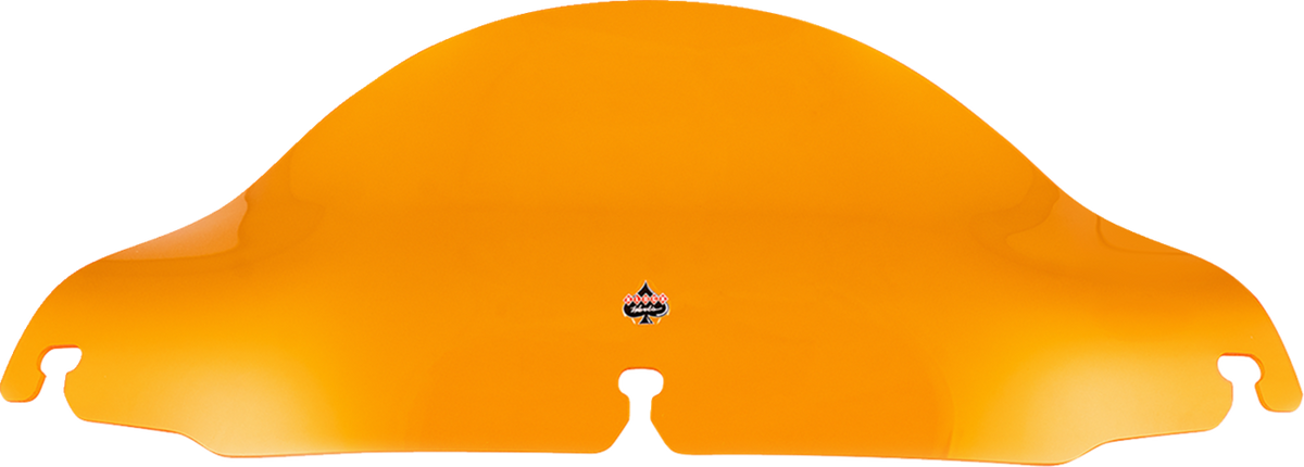 Klock Werks Kolor Flare® Windshield - 6-1/2" - Orange - '96-'13 FLHT/FLHX