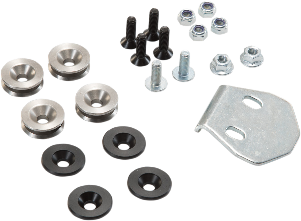SW-Motech Adapter Kit For ADVENTURE-RACK - Black/Silver - TRAX Adventure/Ion/Evo