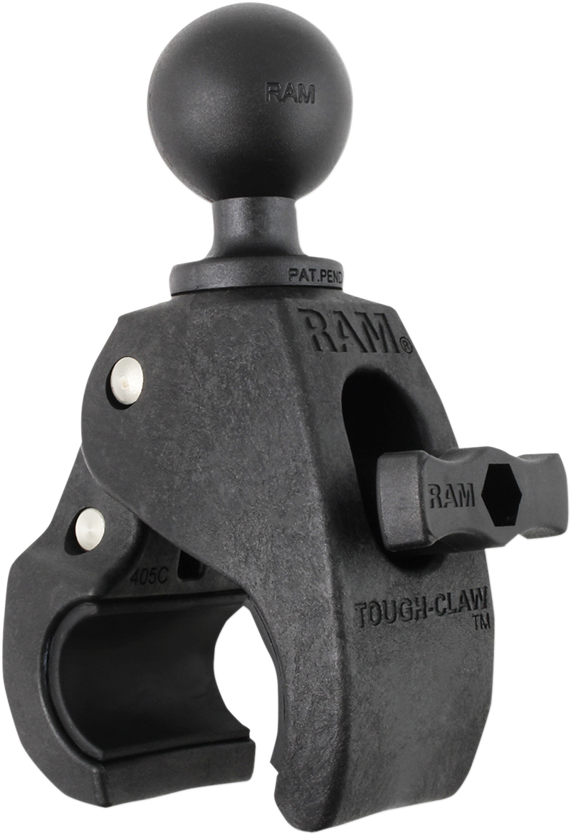 RAM Mounts Medium Tough-Claw™ With 1" Diameter Rubber Ball