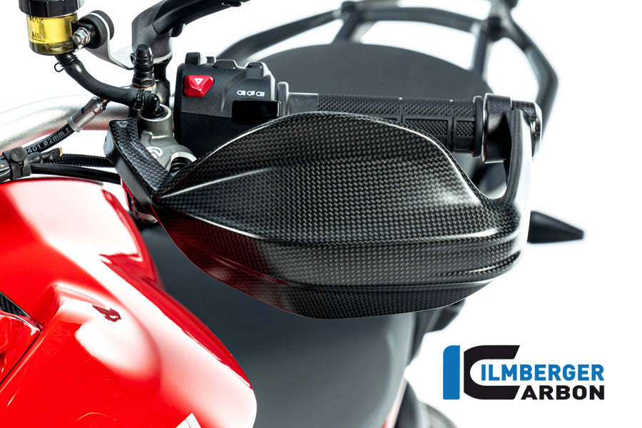 Ilmberger Carbon Hand Protector Left Side Matt Multistrada V4