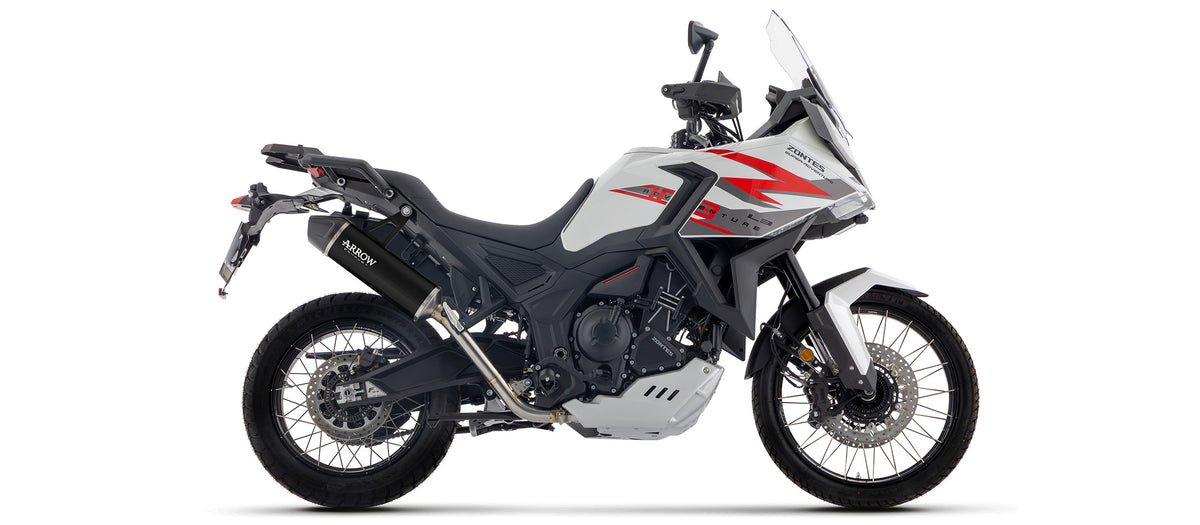 Indy Race Aluminium Dark" Slip On With Carbon End Cap"