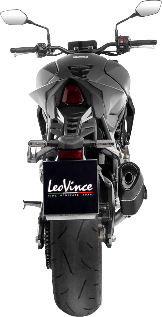 LeoVince LV-14 R Black Edition Slip-On Muffler - Honda CB 1000 Hornet