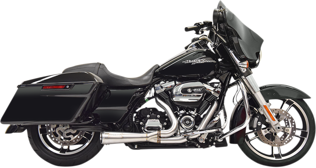 Bassani Xhaust Short 2:1 Exhaust For FL - Stainless Steel