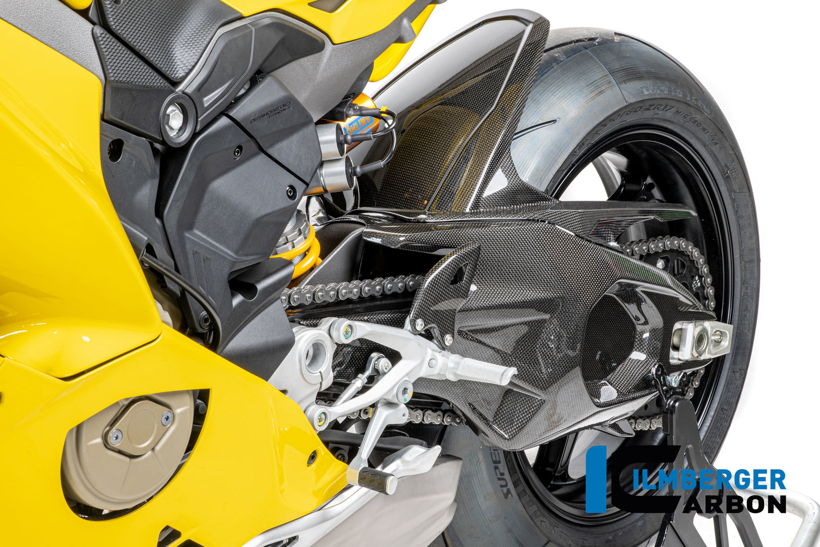 Ilmberger Carbon Swingarm Cover Left Ducati Panigale V4 2025-2026 - Gloss / Plain