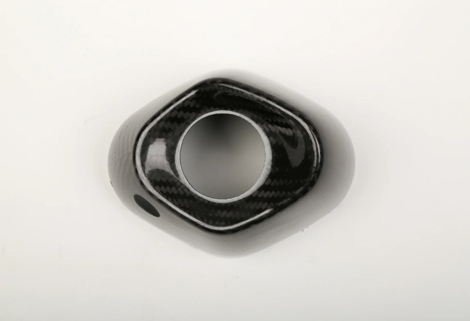Yoshimura RS9 Carbon Fiber End Cap Cover Left Side