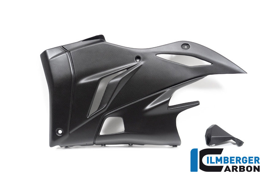 Ilmberger Carbon Belly Pan Left V4 Ducati Streetfighter - Matte