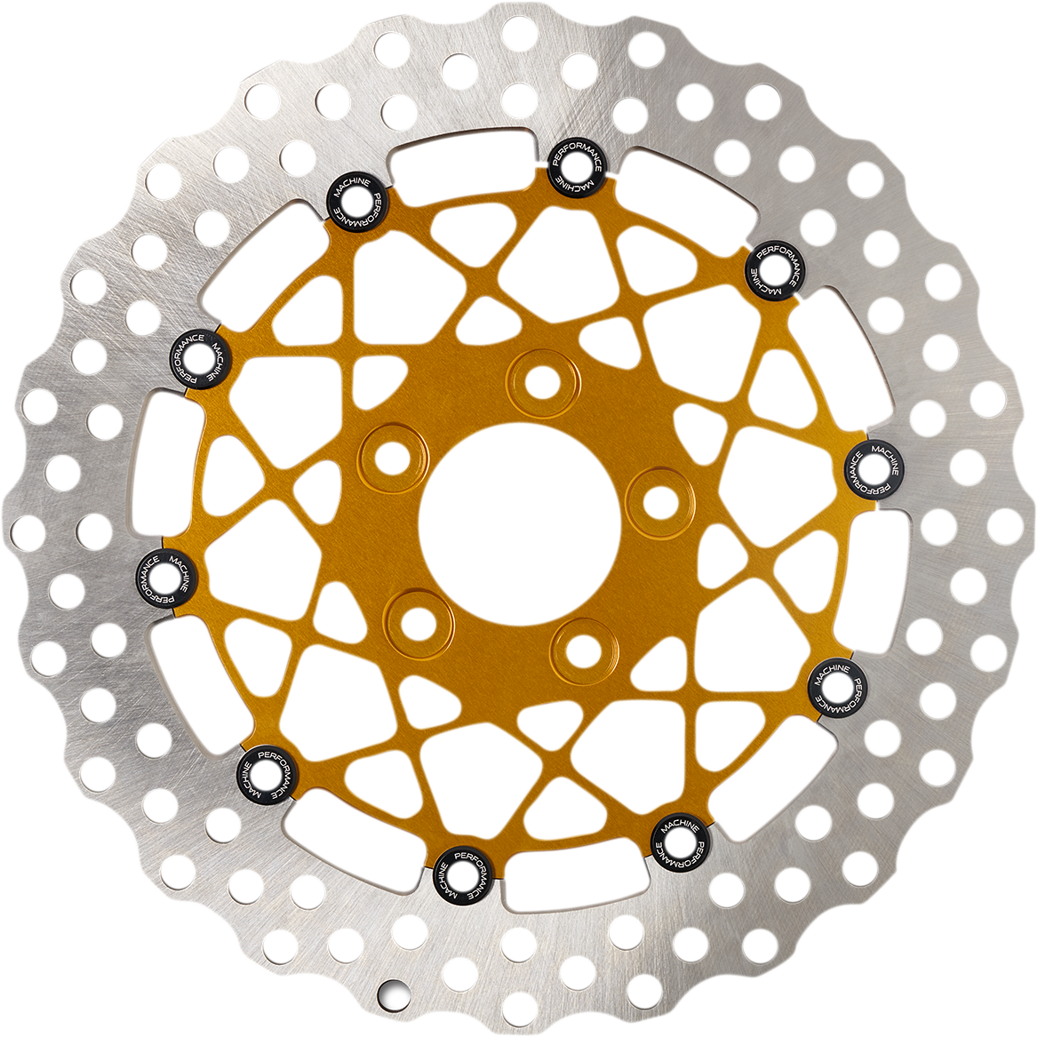 Performance Machine (PM) Speedstar Rotor - Front - 11.8" - Gold